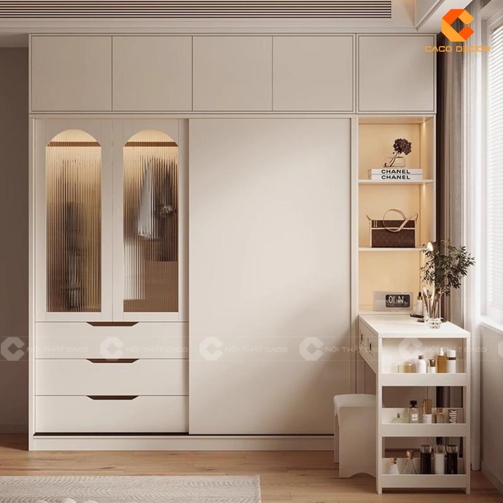 Tủ 2 Buồng Gỗ Công Nghiệp Đẹp, Tiện Lợi, Giá Xưởng Tại CaCo 9